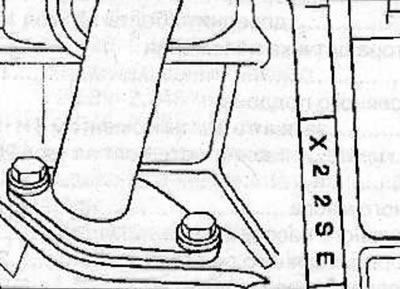 The engine number X 22 SE and Y 22 SE is stamped on the lug on the rear left side of the cylinder…