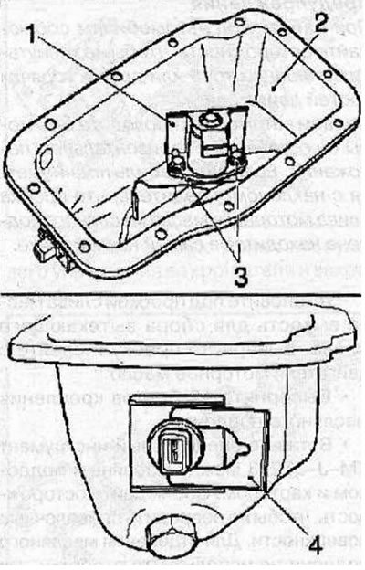 Install the oil level sensor (1) with a new O-ring onto the oil pan, secure with 2 bolts (3) and a…