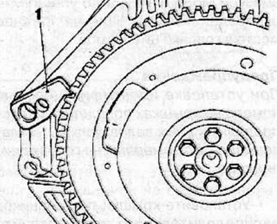 Remove the clutch housing with the pressure plate and the driven clutch disc (see the relevant…