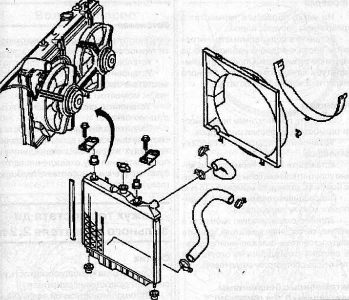 Radiator pentru mașini cu motoare pe benzină de 2,2 litri