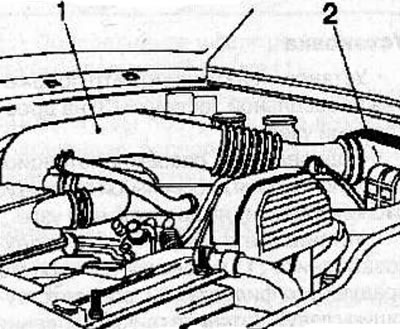 Connect the cooling system hoses to the throttle body.