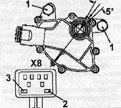 Univerzalnim mjernim uređajem MKM-587-A izmjerite otpor između kontakata E (3) i H (2) konektora.