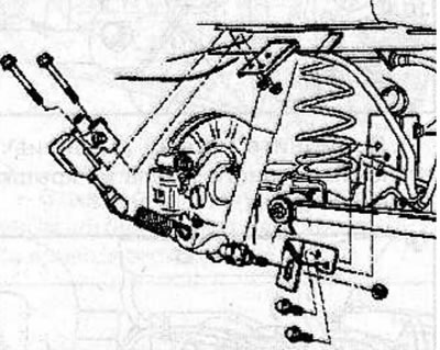 Install the load sensing valve to the rear axle housing and secure with bolts, tightening them to a…