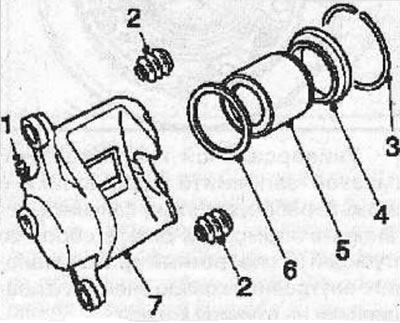 Warning: Do not use a screwdriver or similar metal tools to remove the piston seal ring from the…