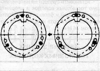 Note: If the bolt hole in the washer does not line up with the bolt hole in the nut, turn the…