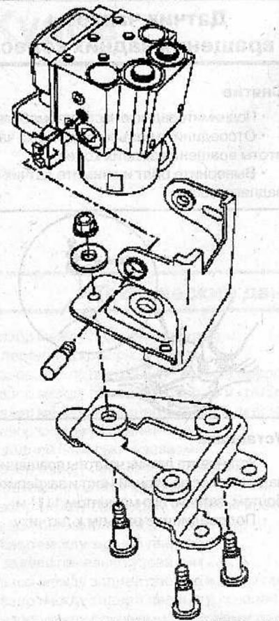 Electrohydraulic control unit for anti-lock braking system