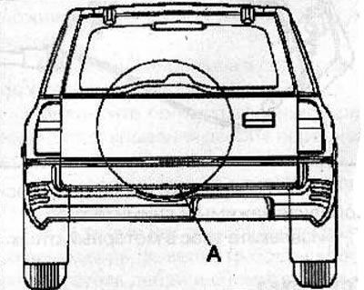 Adjust the gap between the bumper and the lower edge of the tailgate.