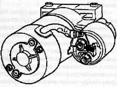 Unscrew the nut (arrow) and disconnect the wire going to the starter motor from contact M of the…