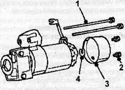 Install the thrust washer (4).