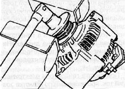 Secure the generator pulley in a vice, loosen the nut and remove the generator shaft from the…