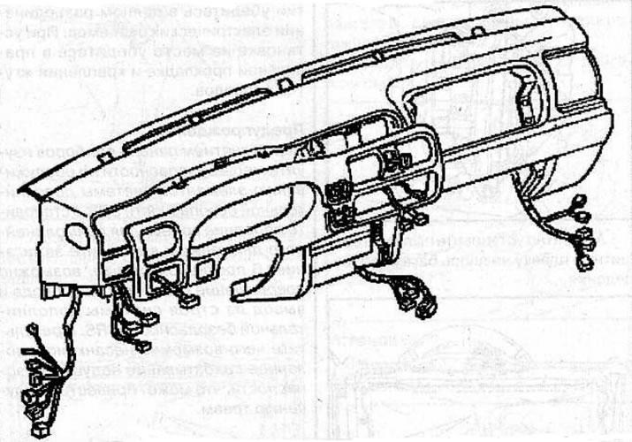Remove the screws and remove the instrument panel from the vehicle.