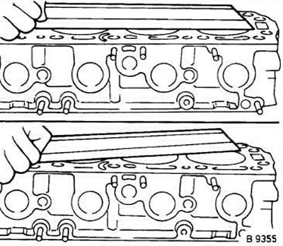 Remove the cylinder head.