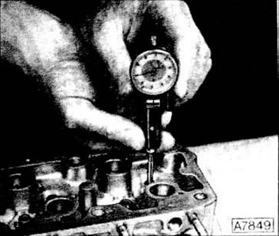 When repairing the cylinder head due to a leak between the valves and their seats, it is necessary…