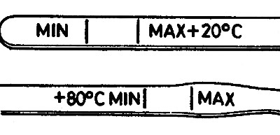 4. Poziom powinien sięgać znaku «MAX +20°C» (zobacz ilustrację).