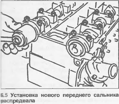 5. Окрените брегасто вратило док ознака локације зупчаника брегасте осовине не буде у највишој…