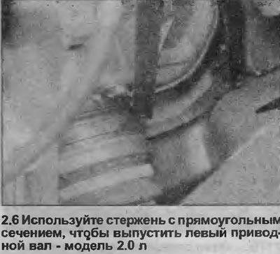 6. Полуга ће бити потребна за ослобађање унутрашњег краја погонског вратила или међувратила од…