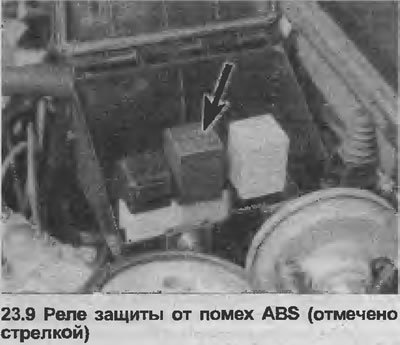 9. Unfasten the cover and open the relay box, then remove the relay (see illustration).