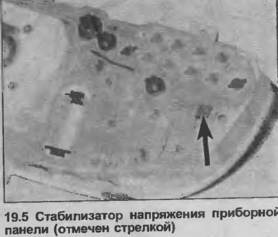 5. Отпустите монтажни завртањ на задњој страни инструмент табле, а затим одвојите регулатор напона…