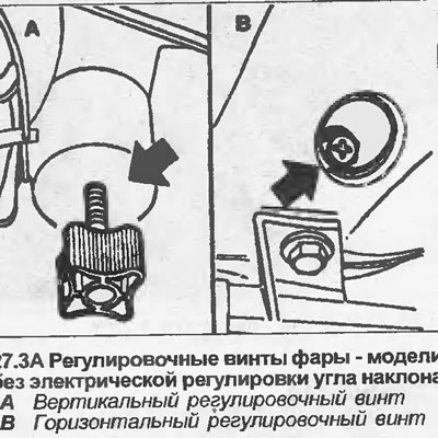 3. У экстрэмальным выпадку, рэгуляванне можа быць выканана паварочваннем паказаных рэгулявальных…