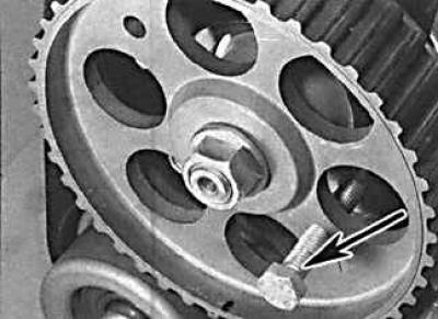 4. To determine whether piston number one or number four is at top dead center, check the alignment…