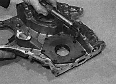 Oil pump - removal and installation (Opel Vectra B 1995-2002: Power unit: Diesel