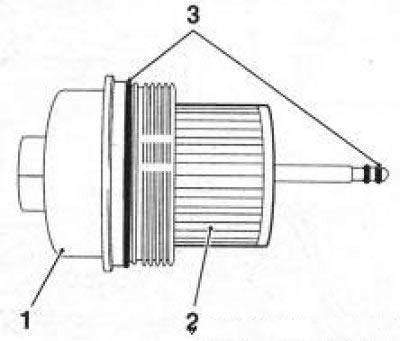 6.15b Filtru de ulei cu element de hârtie înlocuibil - opțiunea B (folosind motoarele Y20DTH și…