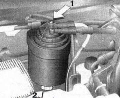 Заменил топливный фильтр и лампочки в задних фонарях - Opel Meriva (A), 1,6 л, 2