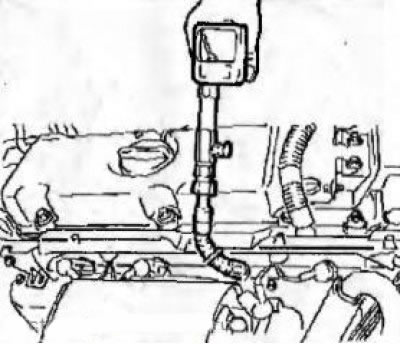 3.6b Checking the compression pressure of a diesel engine (using the Y22DTH engine as an example)