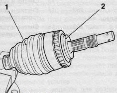 5.7 Installing the boot on the hinge (using the example of an external hinge)