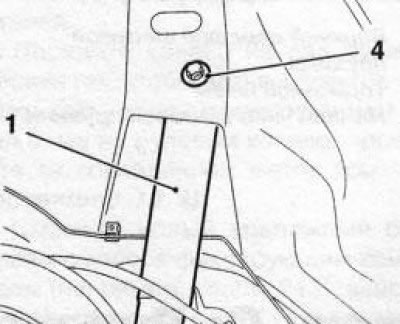 8.4 Gornji vijak Torg (4) za pričvršćivanje amortizera (1)