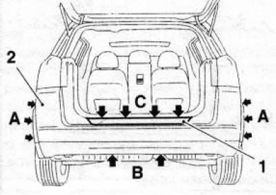 Как снять бампер опель вектра с Removal and installation of a back bumper (Opel Vectra C 2002-2008: Body: Exteri