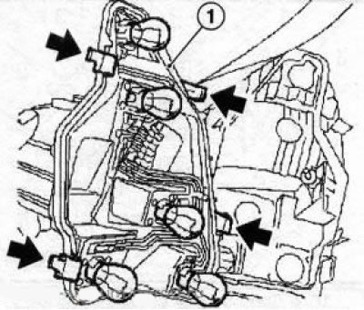 16.22 Fixators (indicated by arrows) lamp holder (1) (signum models)