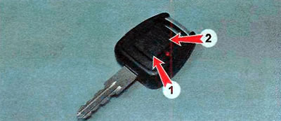 Ключ да аўтамабіля з дыстанцыйным кіраваннем: