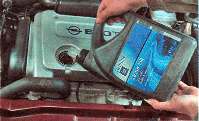 ...даліць алей у маслозаливную гарлавіну, кантралюючы ўзровень па паказальніку.