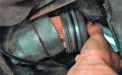 11. Заварочваем вечка фільтра і зацягваем яе момантам 15 Нм.