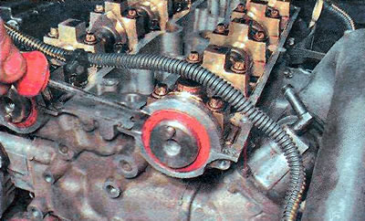 14. Using a slotted screwdriver, remove the oil seal.