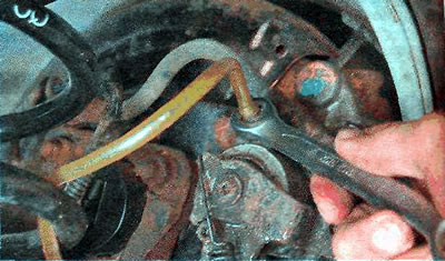 mechanizm hamulca tarczowego.
