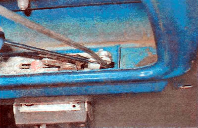 3. Using a thin slotted screwdriver, turn the lock...