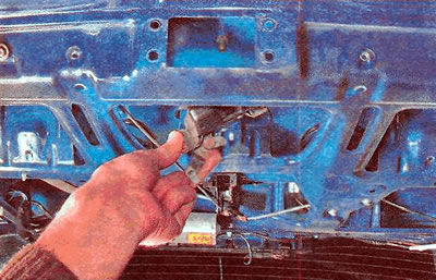 ...and remove the lock from inside the door.